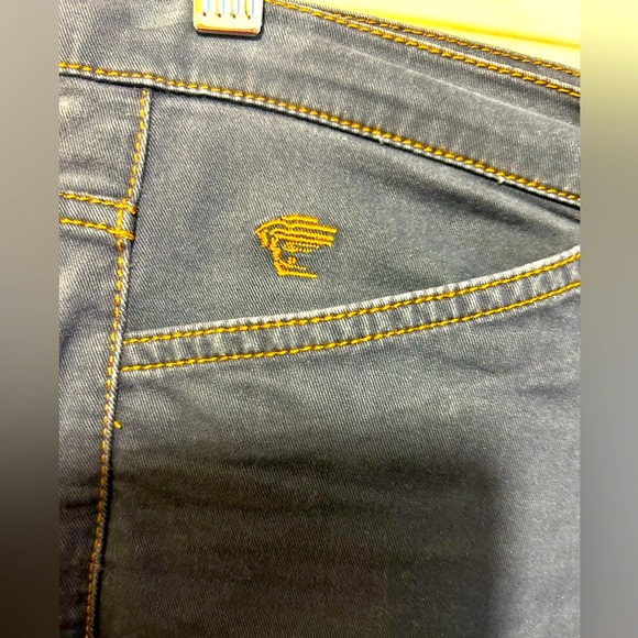 Vintage Versace Sport Women’s jeans. Subtle purple eggplant colour. Size 27 - Picture 9 of 15